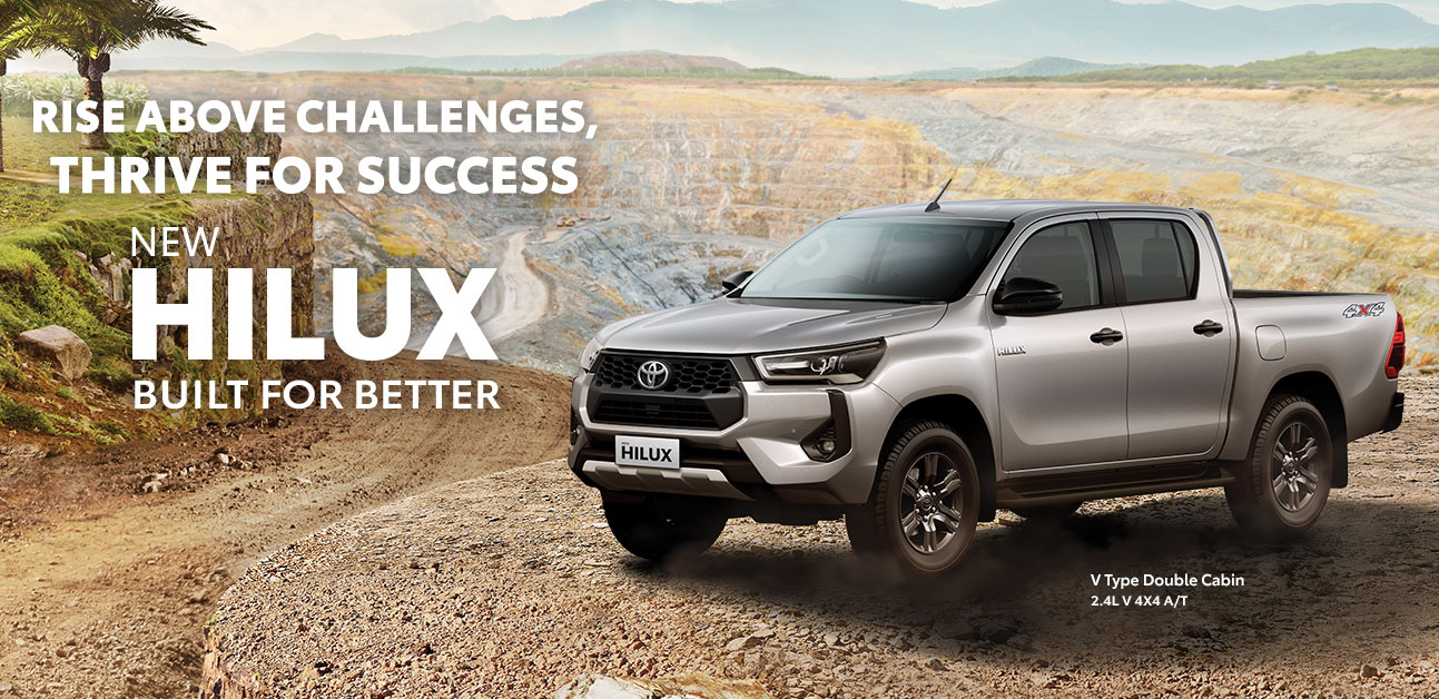 Banner New Hilux D Cab Dealer Toyota Cianjur